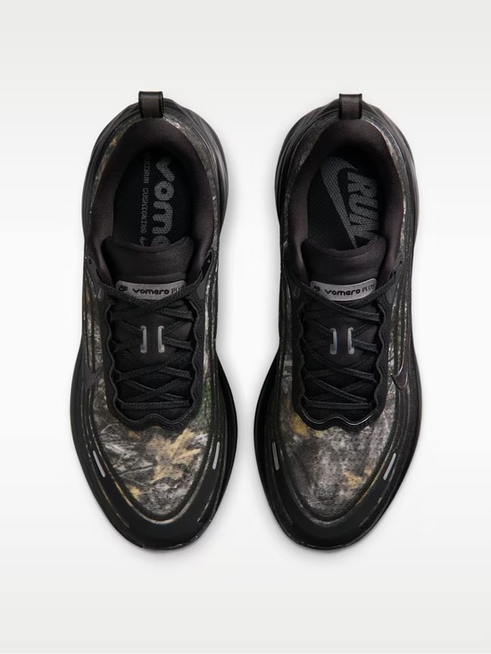 Nike Vomero Plus CM Realtree Camo Men’s Walking Marathon Running Shoes Black - 9